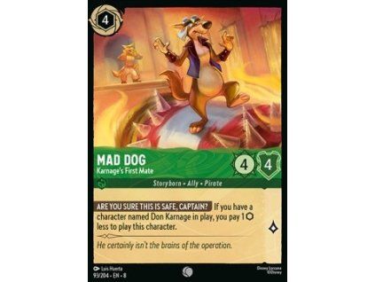 Mad Dog - Karnage's First Mate