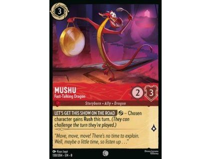 Mushu - Fast-Talking Dragon