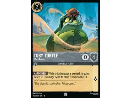 Toby Turtle - Wary Friend