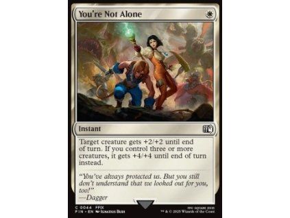 You're Not Alone
