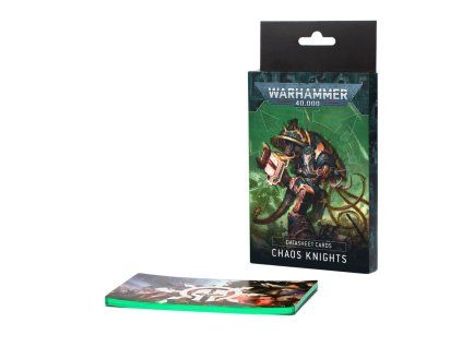 Warhammer 40,000 — Datasheet Cards Chaos Knights 10th Edition