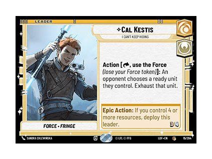 Cal Kestis, I Can't Keep Hiding (V.1)
