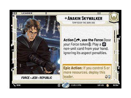 Anakin Skywalker, Tempted by the Dark Side (V.1)