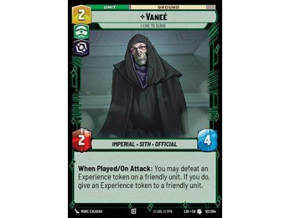 Vaneé, I Live to Serve (V.1)
