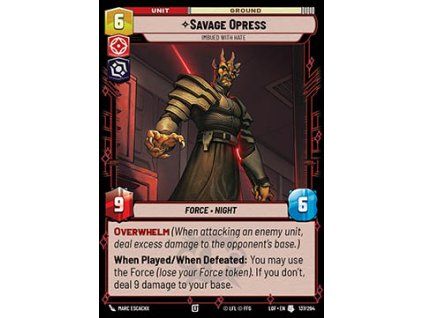 Savage Opress, Imbued With Hate (V.1)
