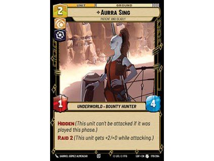 Aurra Sing, Patient and Deadly (V.1)