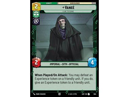 Vaneé, I Live to Serve (V.2)