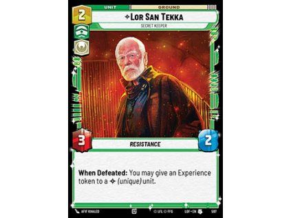 Lor San Tekka, Secret Keeper (V.2)