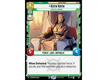 Eeth Koth, Spiritual Warrior (V.2)