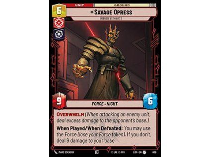 Savage Opress, Imbued With Hate (V.2)