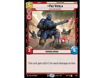 Paz Vizsla, Unyielding Warrior (V.2)