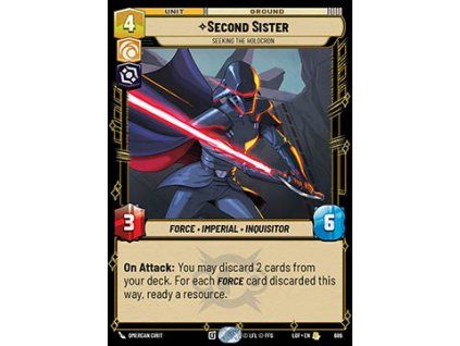 Second Sister, Seeking the Holocron (V.2)