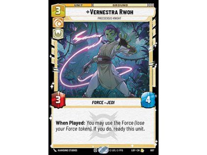 Vernestra Rwoh, Precocious Knight (V.2)