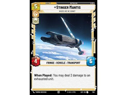 Stinger Mantis, Where Are We Going? (V.2)
