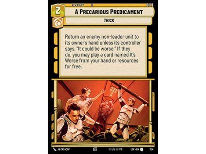 A Precarious Predicament (V.2)