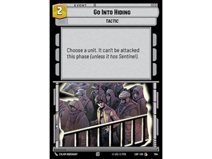 Go Into Hiding (V.2)