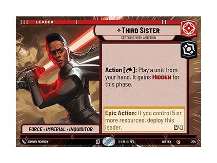 Third Sister, Seething With Ambition (V.1)