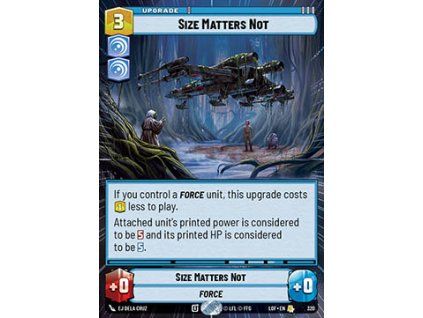 Size Matters Not