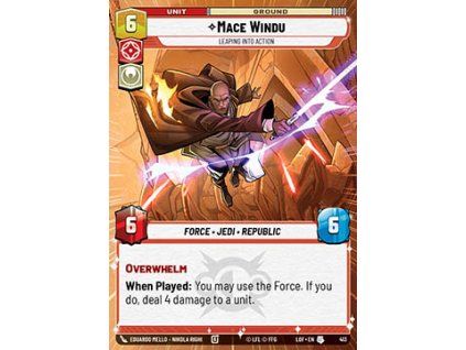 Mace Windu, Leaping into Action (V.1)