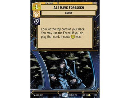 As I Have Foreseen (V.1)