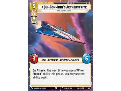 Qui-Gon Jinn's Aethersprite, Guided by the Force (V.1)