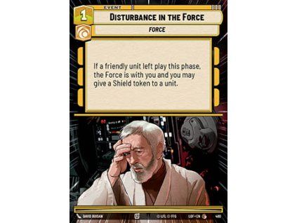 Disturbance in the Force (V.1)