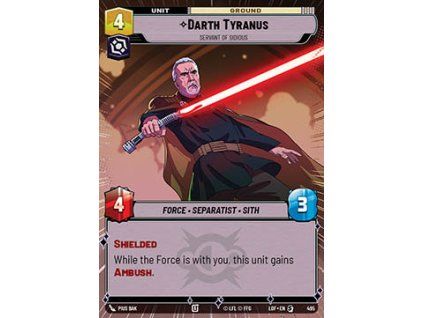 Darth Tyranus, Servant of Sidious (V.1)