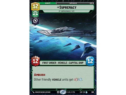 Supremacy, Of Unimaginable Size (V.2)