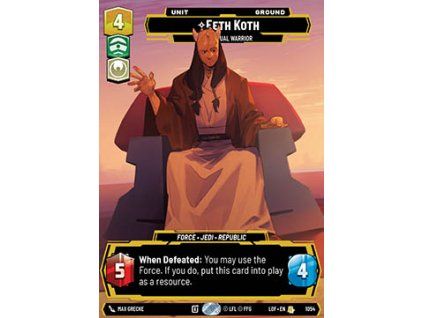 Eeth Koth, Spiritual Warrior (V.3)