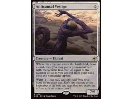 Anticausal Vestige