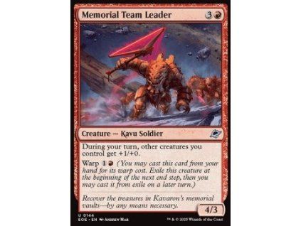 Memorial Team Leader
