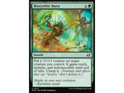Biosynthic Burst