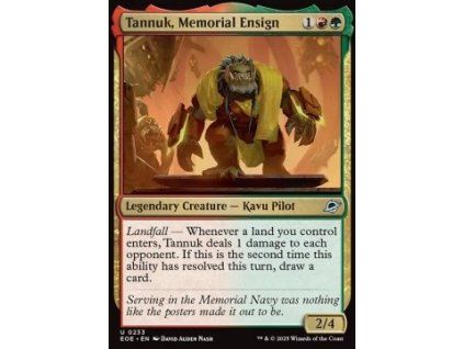 Tannuk, Memorial Ensign