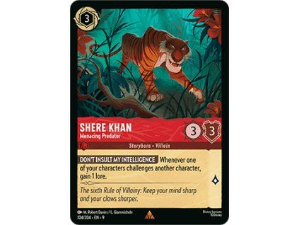 Shere Khan - Menacing Predator