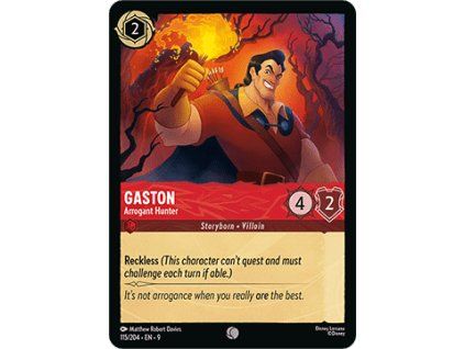 Gaston - Arrogant Hunter