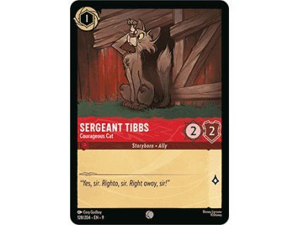 Sergeant Tibbs - Courageous Cat