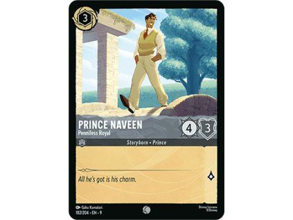 Prince Naveen - Penniless Royal
