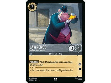 Lawrence - Jealous Manservant