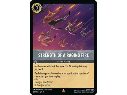 Strength of a Raging Fire
