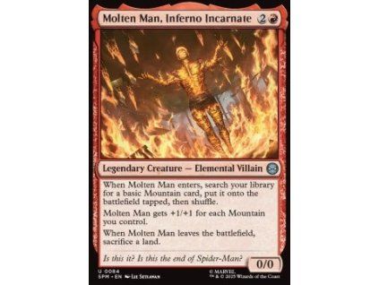 Molten Man, Inferno Incarnate