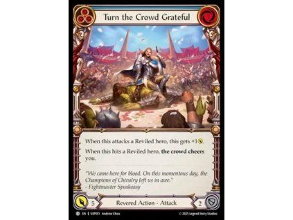 Turn the Crowd Grateful (Blue) (Rainbow Foil)