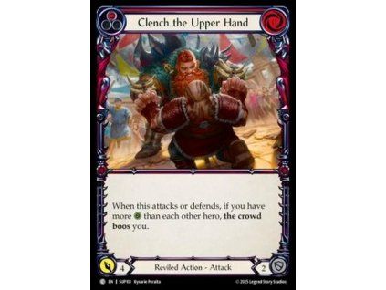 Clench the Upper Hand (Red) (Regular)