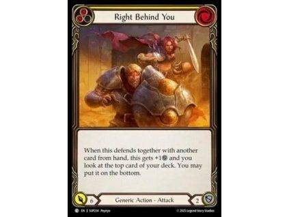 Right Behind You (Yellow) (Regular)