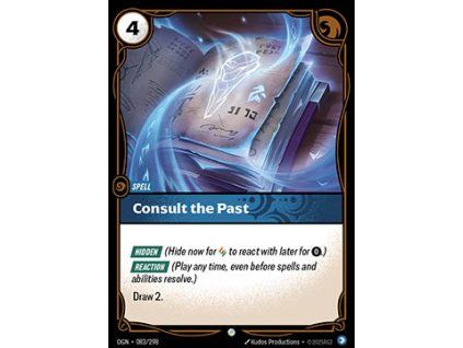 Consult the Past