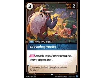 Lecturing Yordle