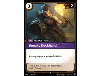 Sneaky Deckhand