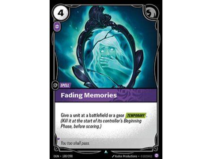 Fading Memories