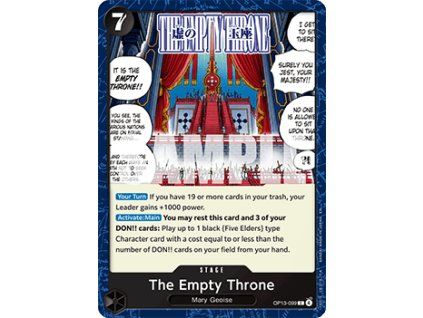 The Empty Throne (OP13-099)
