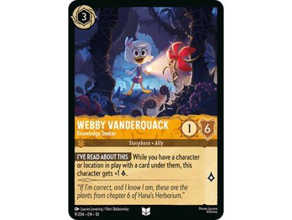 Webby Vanderquack - Knowledge Seeker