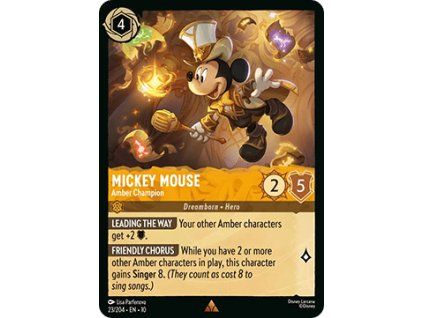 Mickey Mouse - Amber Champion